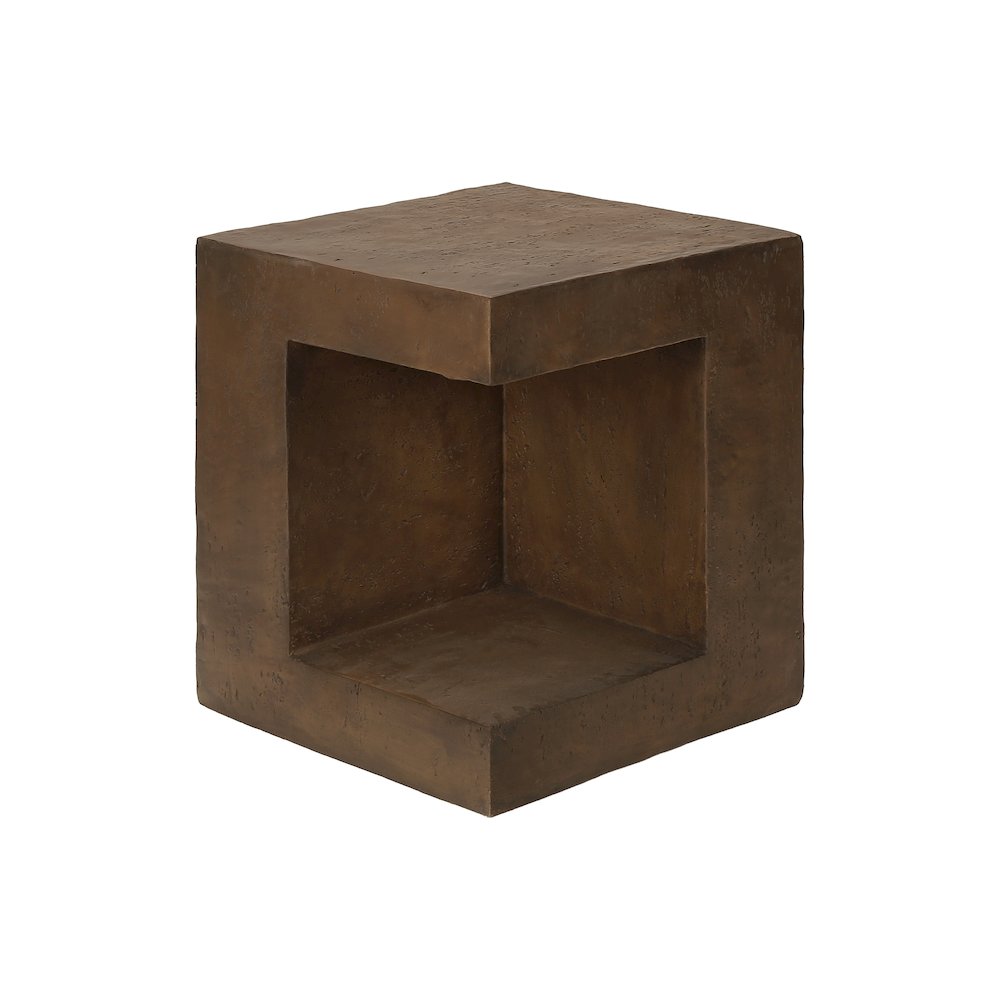 Accent Table, 25H, Side Table, Nightstand, End, Square, Walnut, Contemporary. Picture 1