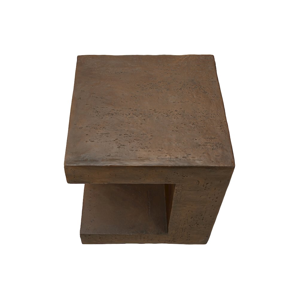 Accent Table, 25H, Side Table, Nightstand, End, Square, Walnut, Contemporary. Picture 5