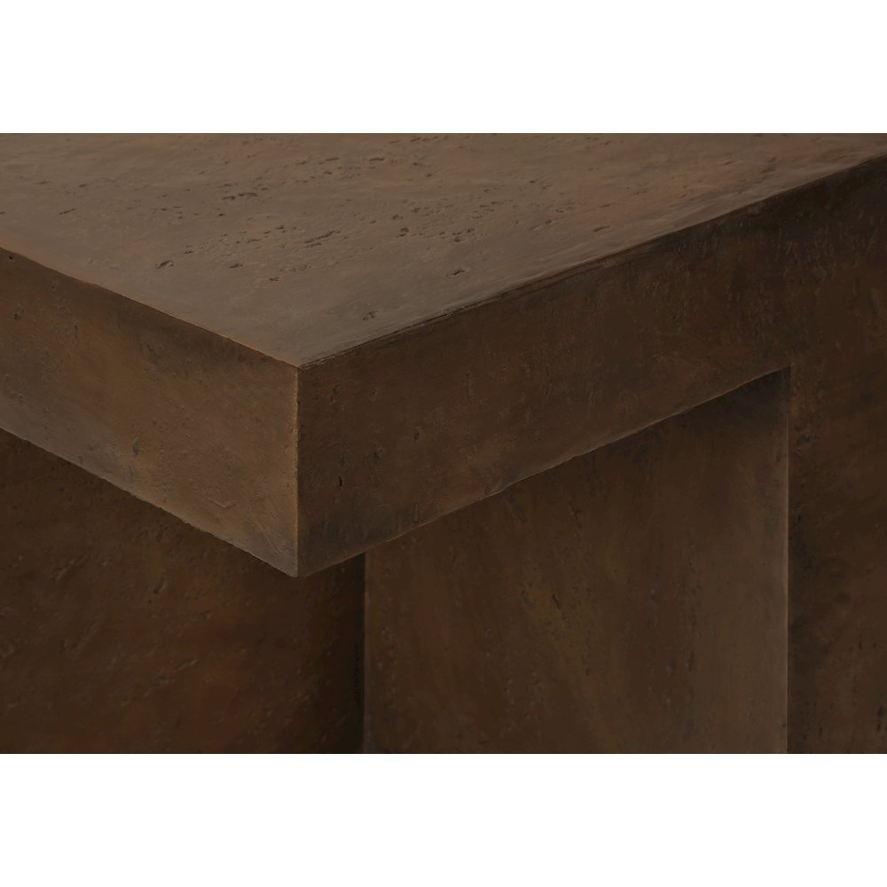 Accent Table, 25H, Side Table, Nightstand, End, Square, Walnut, Contemporary. Picture 6