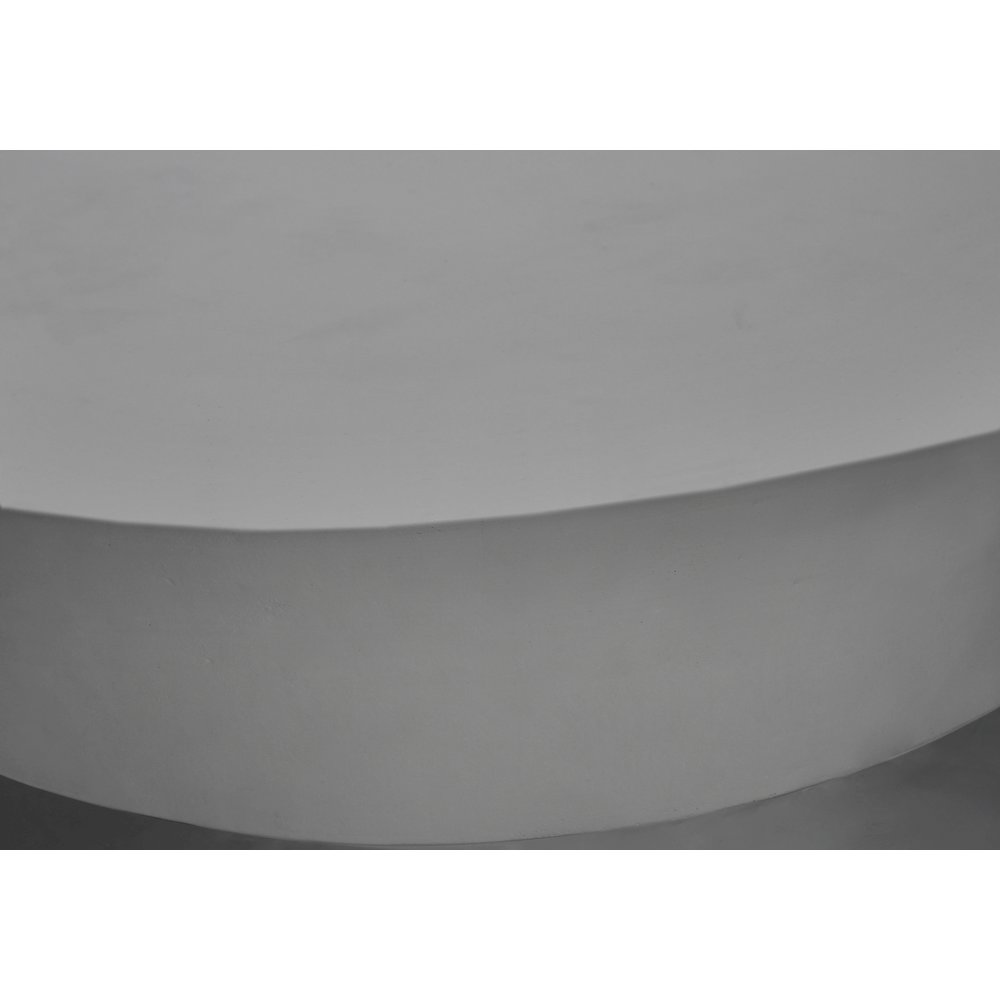 Accent Table, 25H, Side Table, End, Nightstand, Round, Grey, Contemporary. Picture 3
