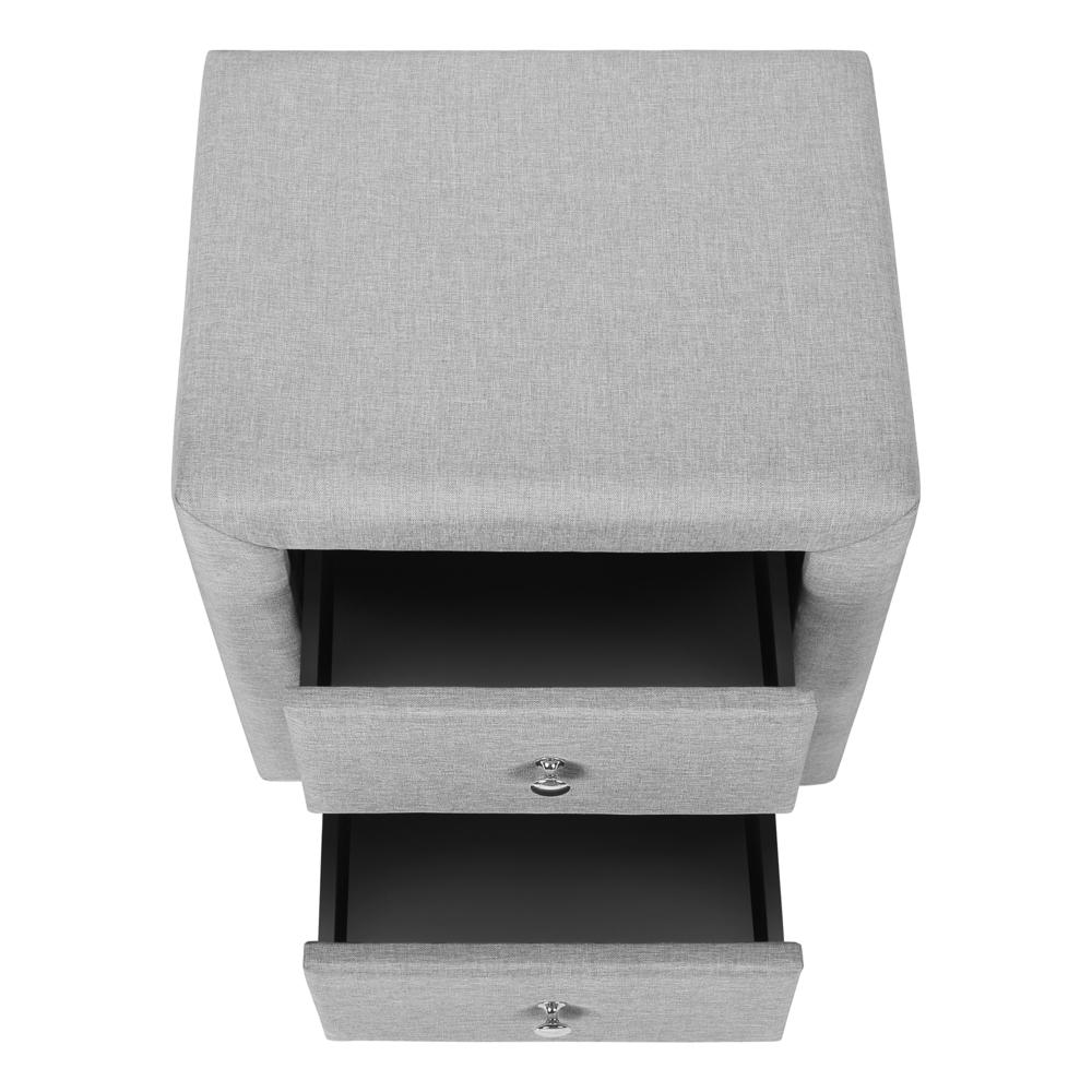 Bedroom Accent, Nightstand, End, Side, Lamp, Storage Drawer, Bedroom. Picture 5