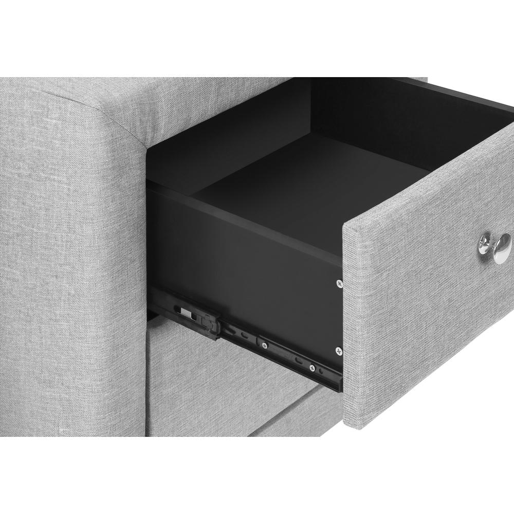 Bedroom Accent, Nightstand, End, Side, Lamp, Storage Drawer, Bedroom. Picture 7