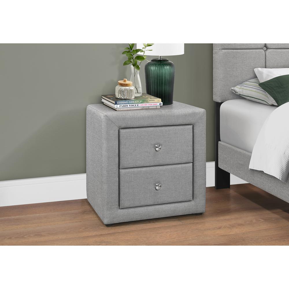 Bedroom Accent, Nightstand, End, Side, Lamp, Storage Drawer, Bedroom. Picture 10