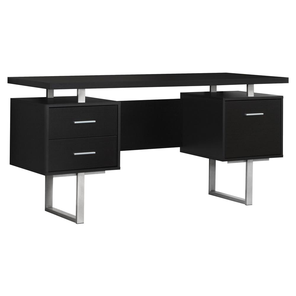 Computer Desk, Home Office, Laptop, Left, Right Set-up, Storage Drawers, 60L. Picture 1
