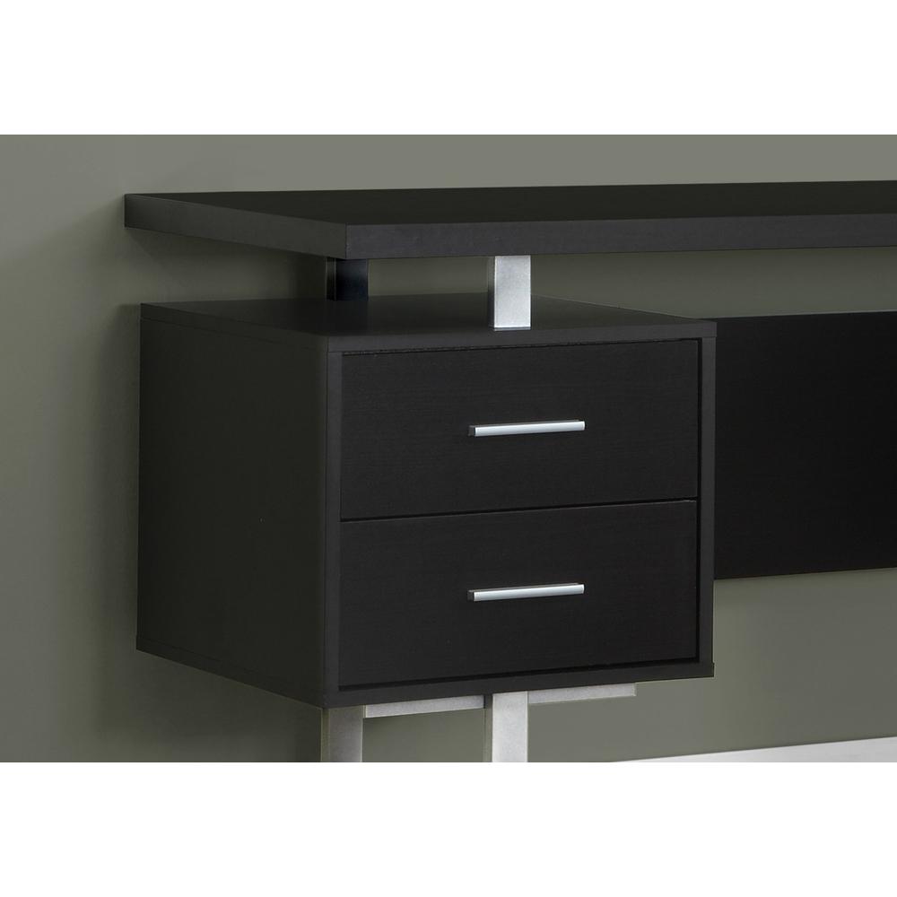 Computer Desk, Home Office, Laptop, Left, Right Set-up, Storage Drawers, 60L. Picture 3
