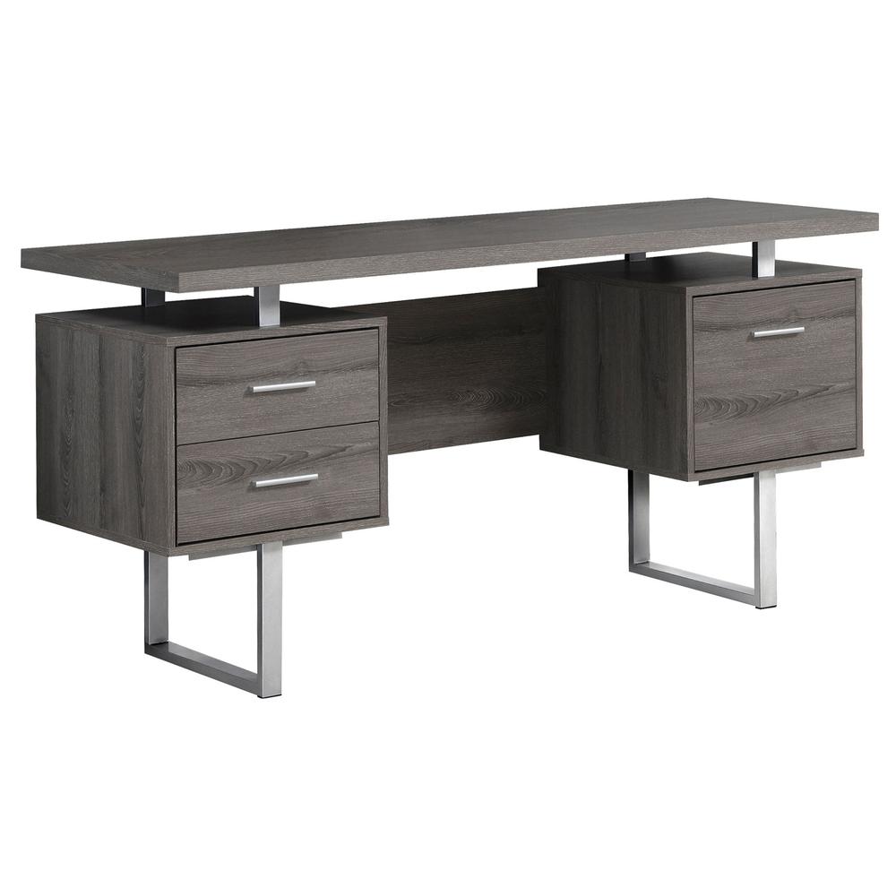 Computer Desk, Home Office, Laptop, Left, Right Set-up, Storage Drawers, 60L. Picture 1