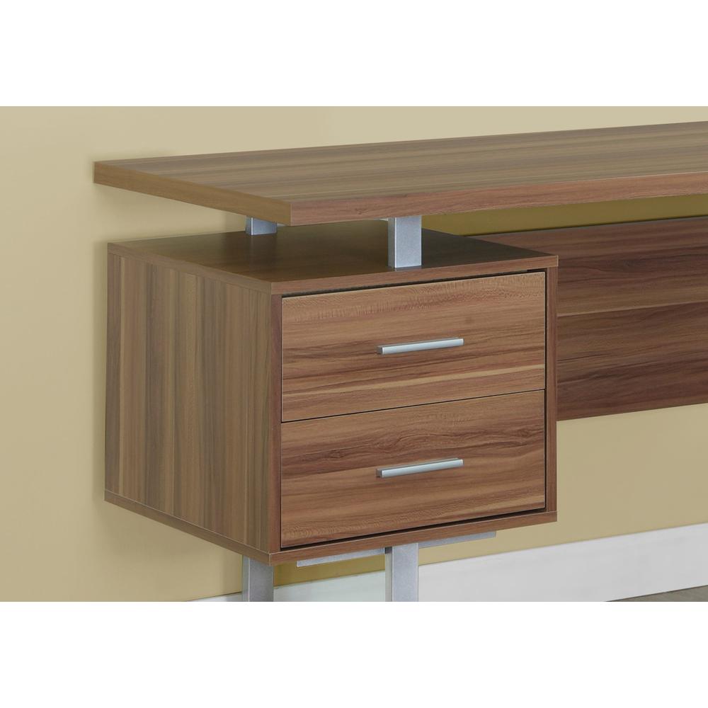 Computer Desk, Home Office, Laptop, Left, Right Set-up, Storage Drawers, 60L. Picture 3