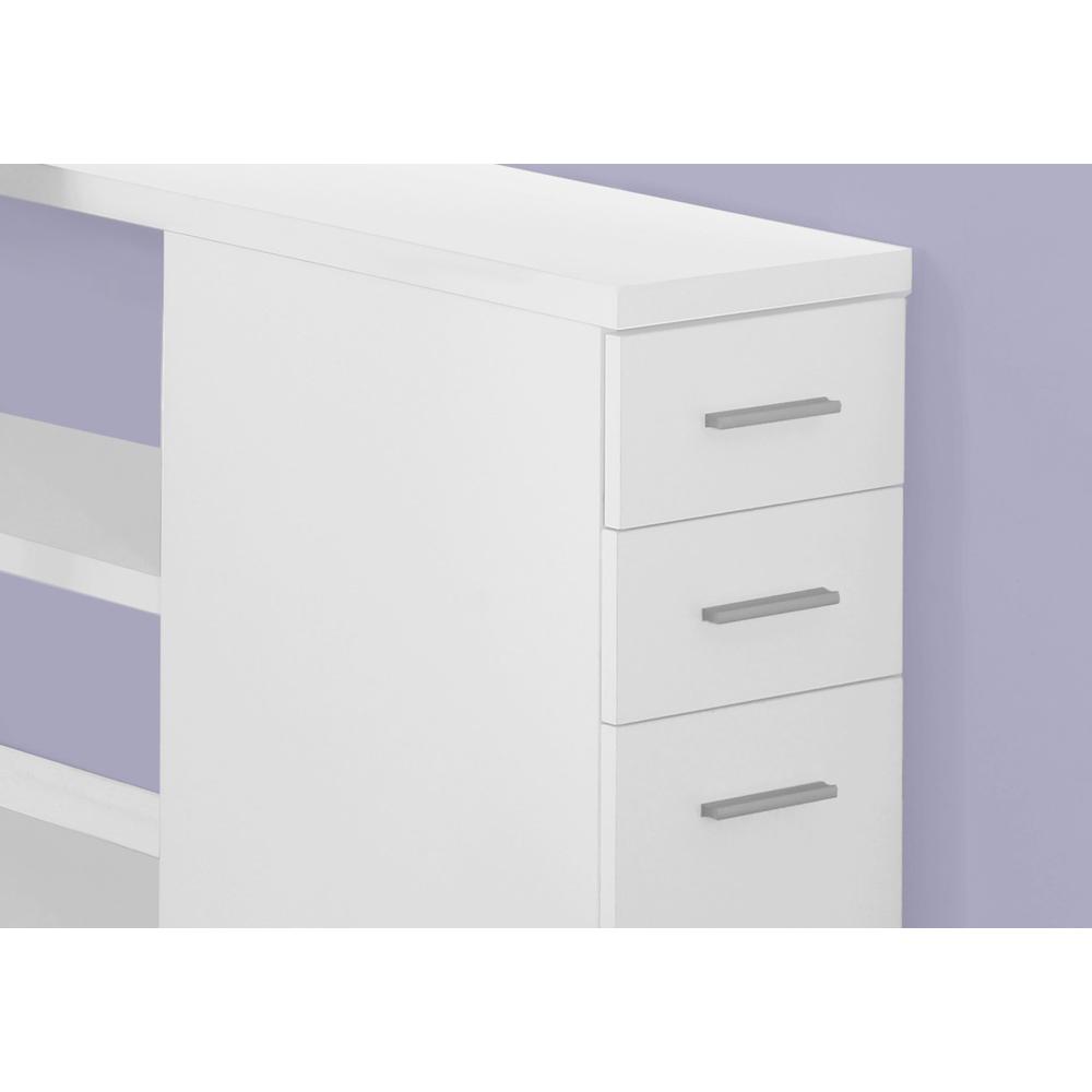 Computer Desk, Home Office, Corner, Left, Right Set-up, Storage Drawers. Picture 3