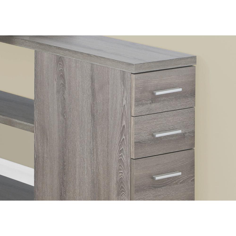Computer Desk, Home Office, Corner, Left, Right Set-up, Storage Drawers. Picture 3