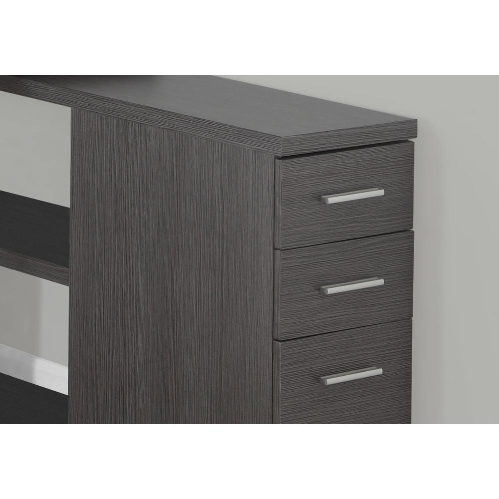 Computer Desk, Home Office, Corner, Left, Right Set-up, Storage Drawers. Picture 3