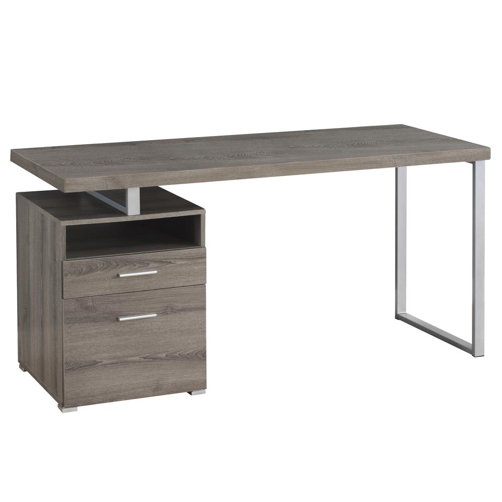 Computer Desk, Home Office, Laptop, Left, Right Set-up, Storage Drawers, 60L. Picture 1