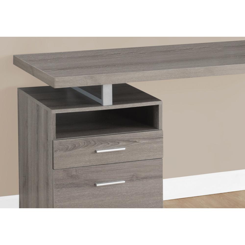 Computer Desk, Home Office, Laptop, Left, Right Set-up, Storage Drawers, 60L. Picture 3