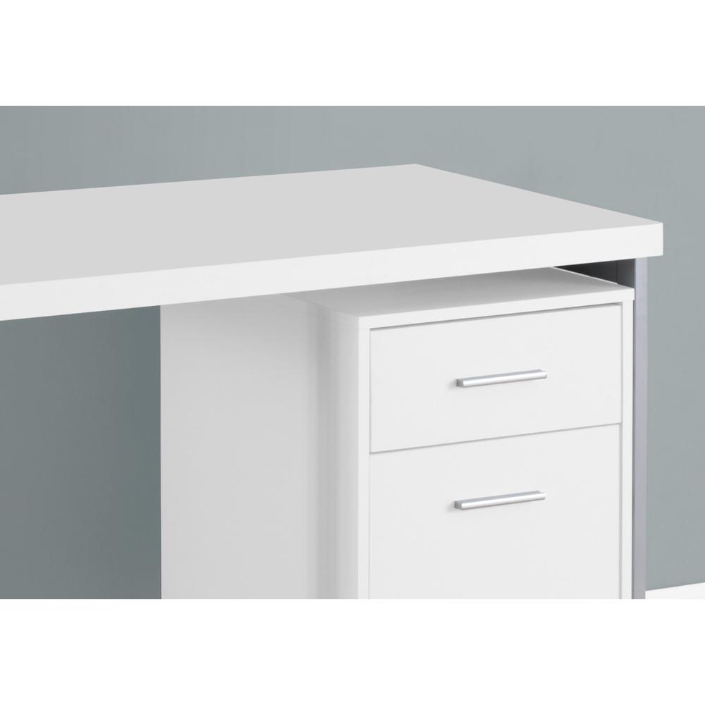 Computer Desk, Home Office, Laptop, Left, Right Set-up, Storage Drawers, 48L. Picture 3