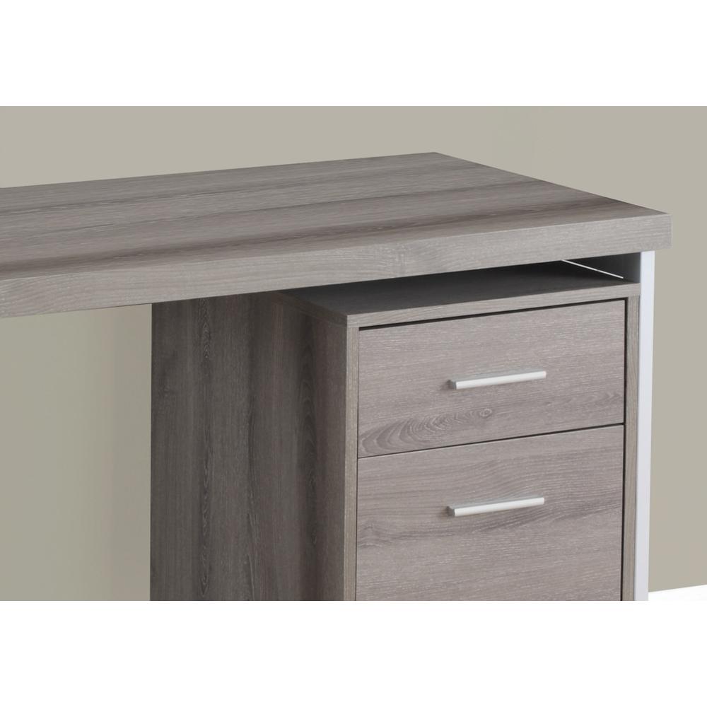 Computer Desk, Home Office, Laptop, Left, Right Set-up, Storage Drawers, 48L. Picture 3