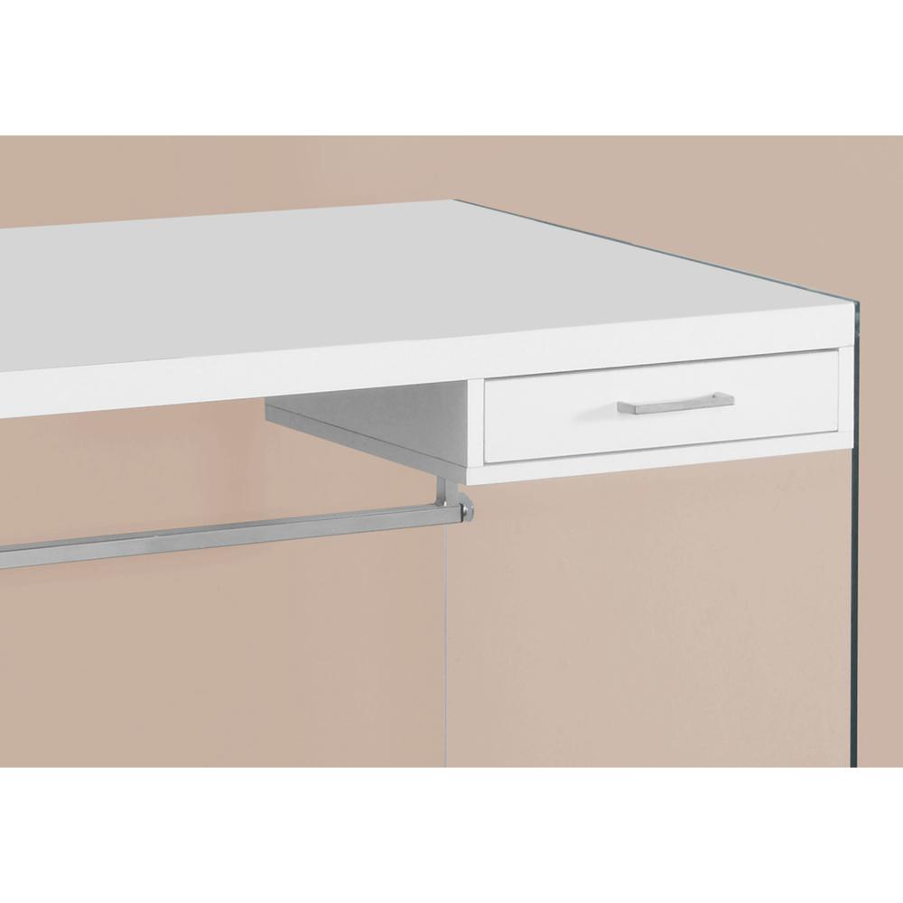 Computer Desk, Home Office, Laptop, Storage Drawers, 48L, Work. Picture 3