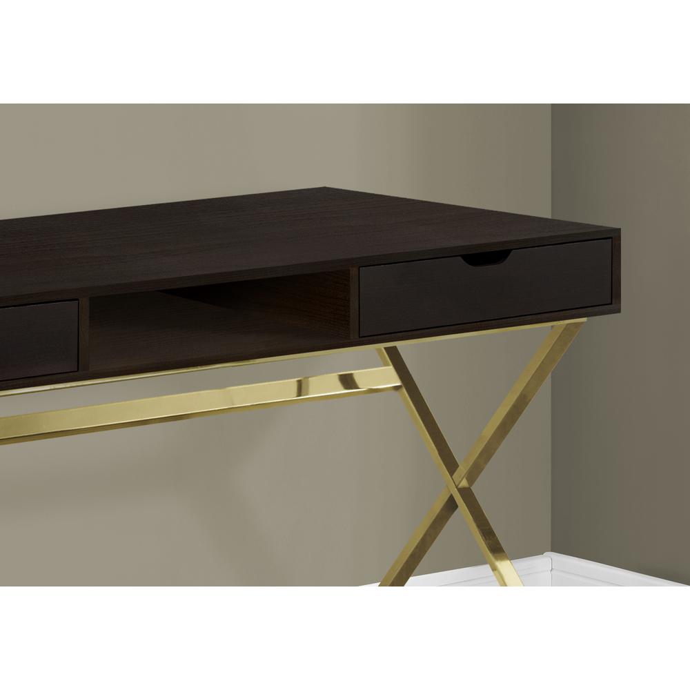 Computer Desk, Home Office, Laptop, Storage Drawers, 48L, Work. Picture 3