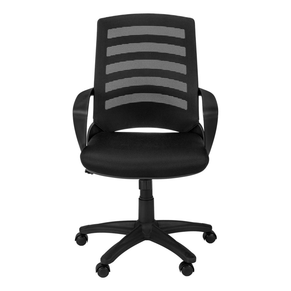 Office Chair, Adjustable Height, Swivel, Ergonomic, Armrests, Computer Desk. Picture 2