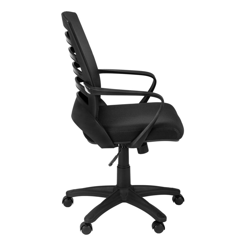 Office Chair, Adjustable Height, Swivel, Ergonomic, Armrests, Computer Desk. Picture 4