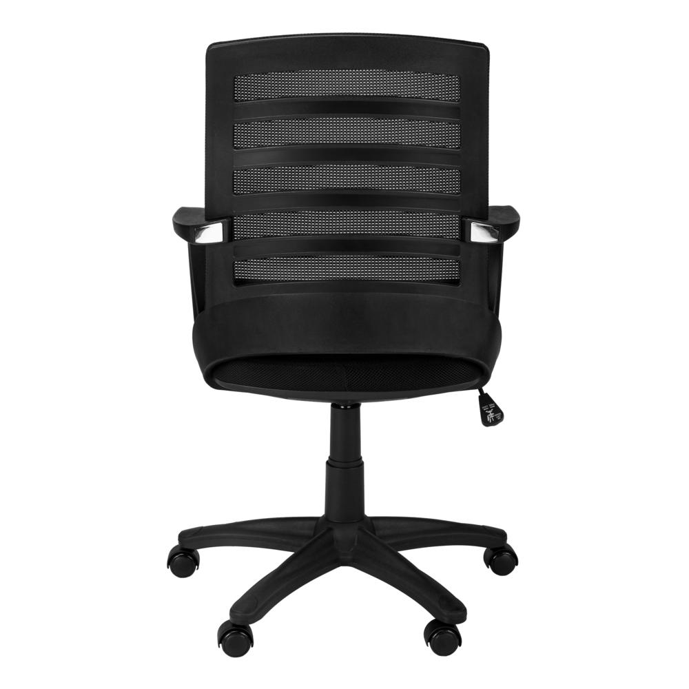 Office Chair, Adjustable Height, Swivel, Ergonomic, Armrests, Computer Desk. Picture 5