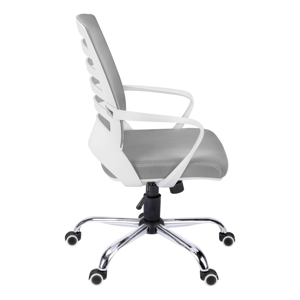 Office Chair, Adjustable Height, Swivel, Ergonomic, Armrests, Computer Desk. Picture 4