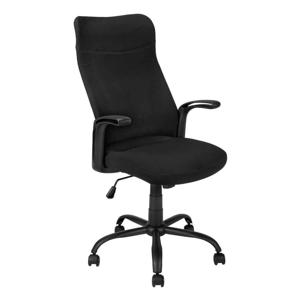 Office Chair, Adjustable Height, Swivel, Ergonomic, Armrests, Computer Desk. Picture 1