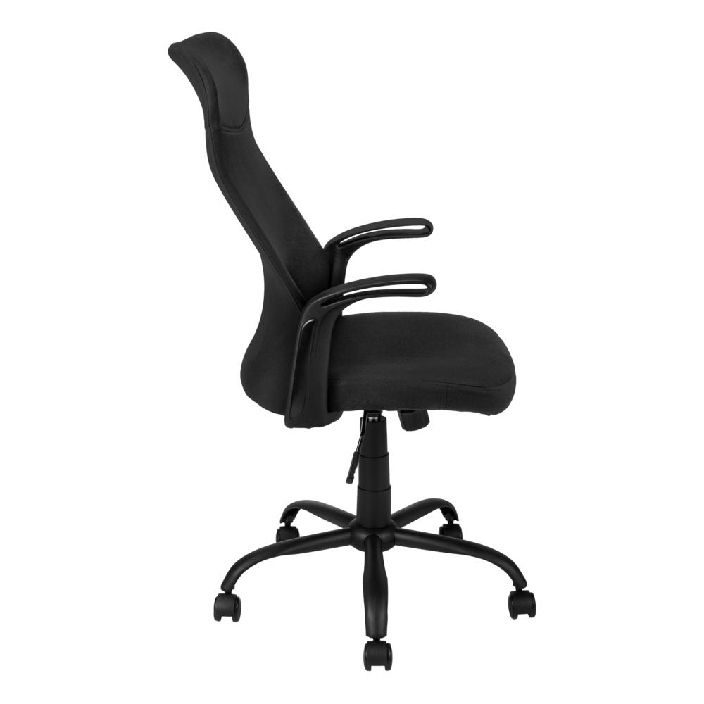 Office Chair, Adjustable Height, Swivel, Ergonomic, Armrests, Computer Desk. Picture 4