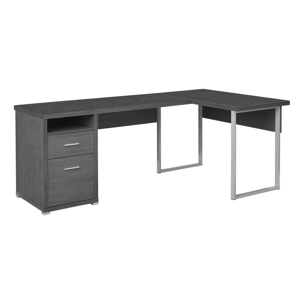Computer Desk, Home Office, Corner, Left, Right Set-up, Storage Drawers, 80L. Picture 1