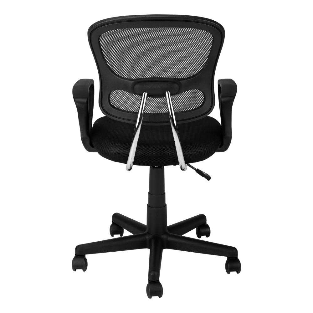 Office Chair, Adjustable Height, Swivel, Ergonomic, Armrests, Computer Desk. Picture 5