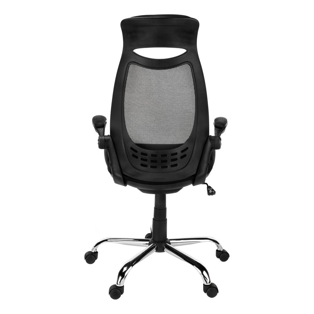 Office Chair, Adjustable Height, Swivel, Ergonomic, Armrests, Computer Desk. Picture 5