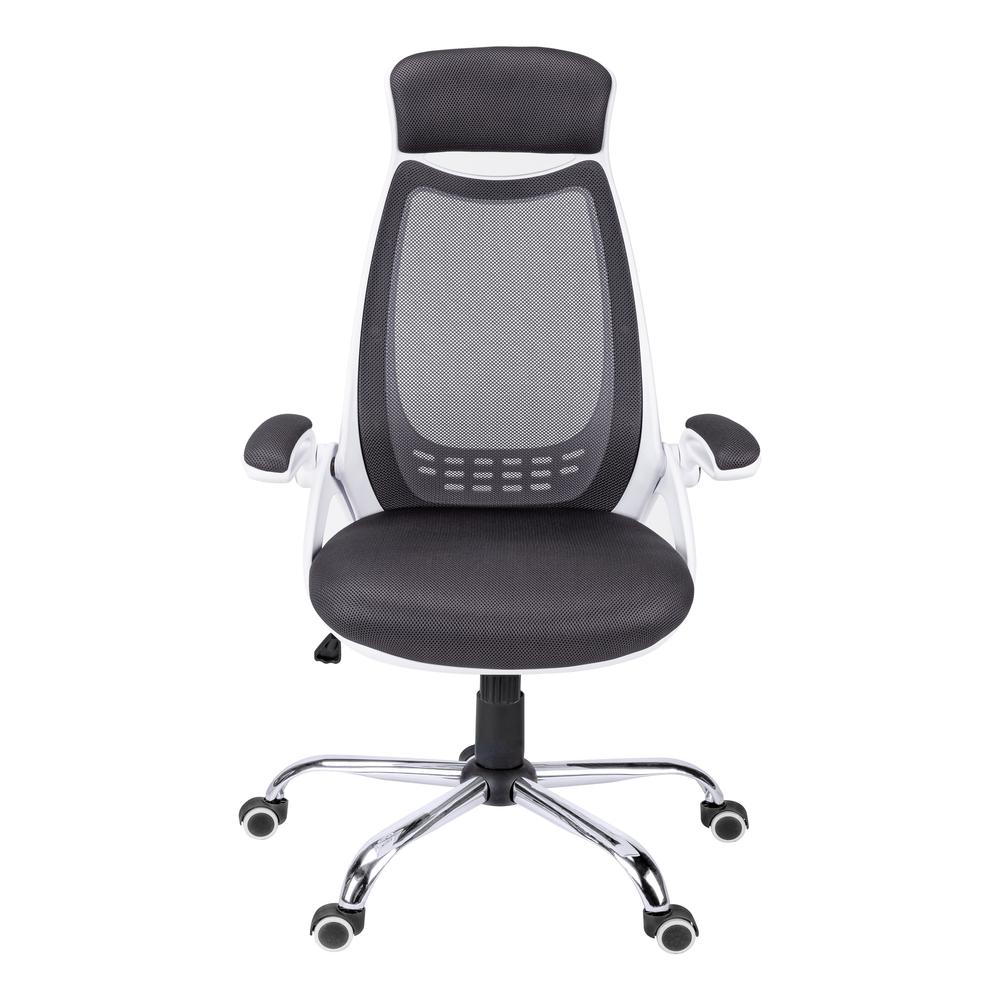 Office Chair, Adjustable Height, Swivel, Ergonomic, Armrests, Computer Desk. Picture 2