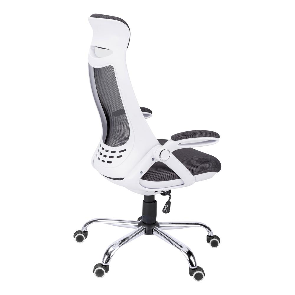 Office Chair, Adjustable Height, Swivel, Ergonomic, Armrests, Computer Desk. Picture 3