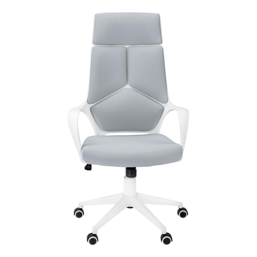 Office Chair, Adjustable Height, Swivel, Ergonomic, Armrests, Computer Desk. Picture 2