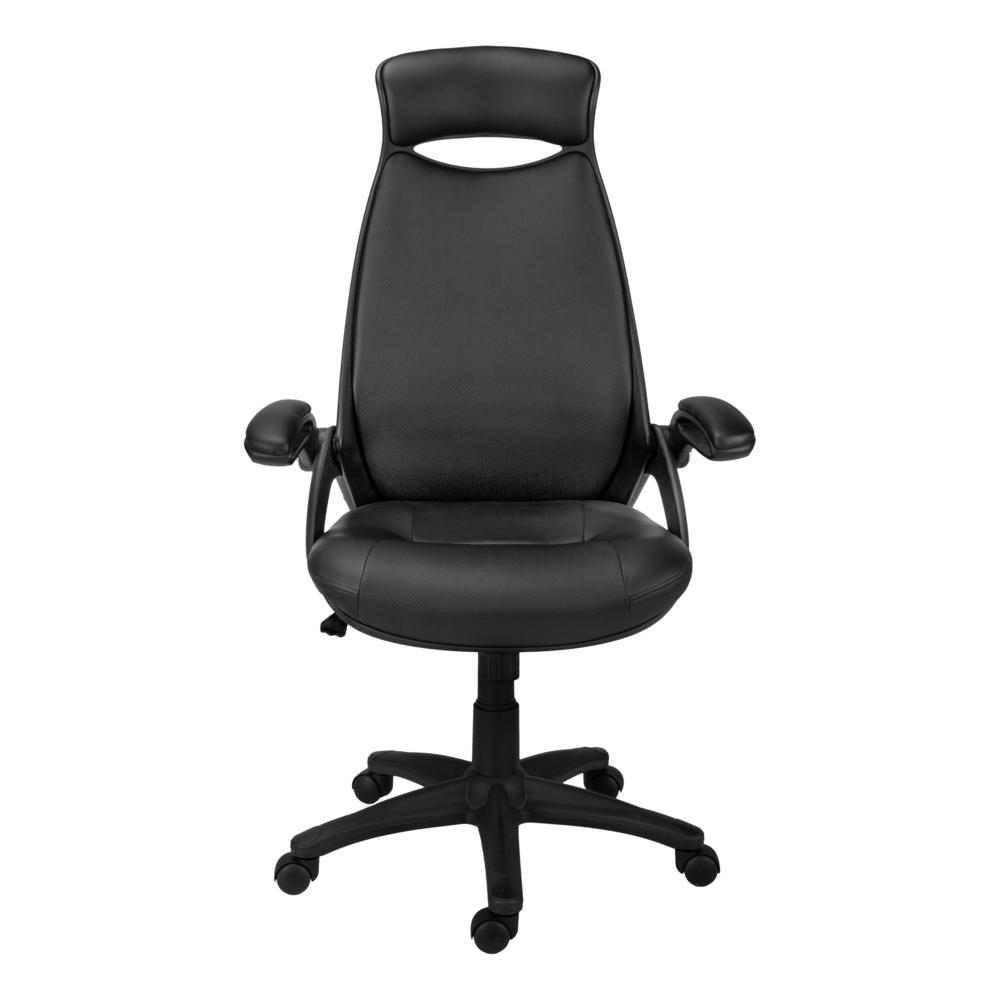 Office Chair, Adjustable Height, Swivel, Ergonomic, Armrests, Computer Desk. Picture 2