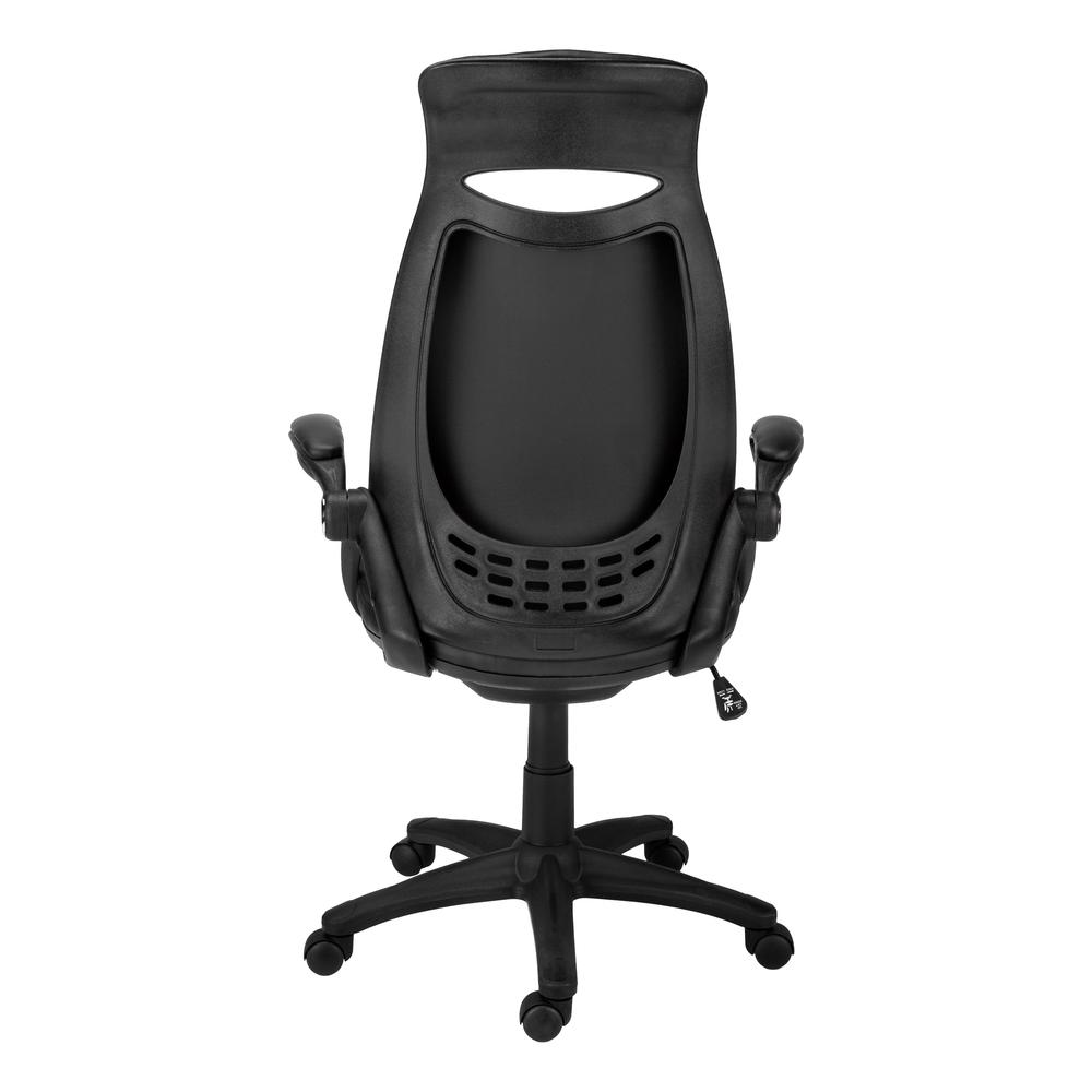 Office Chair, Adjustable Height, Swivel, Ergonomic, Armrests, Computer Desk. Picture 5