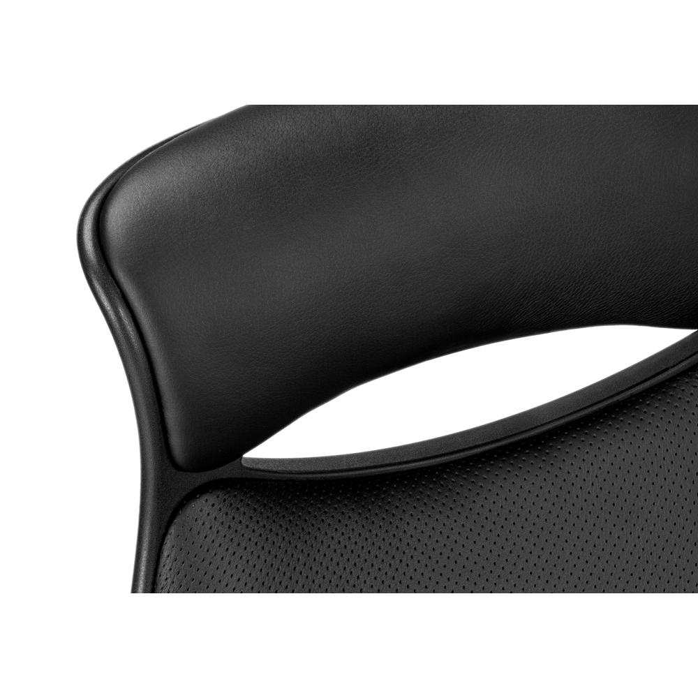 Office Chair, Adjustable Height, Swivel, Ergonomic, Armrests, Computer Desk. Picture 6