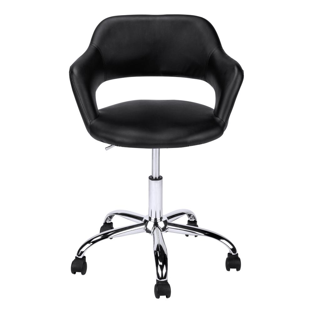 Office Chair, Adjustable Height, Swivel, Ergonomic, Armrests, Computer Desk. Picture 2