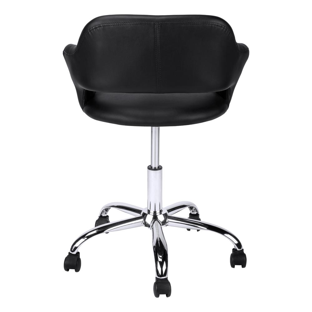 Office Chair, Adjustable Height, Swivel, Ergonomic, Armrests, Computer Desk. Picture 5