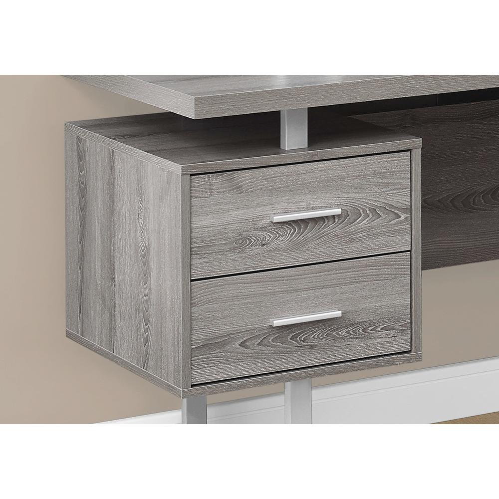 Computer Desk, Home Office, Corner, Left, Right Set-up, Storage Drawers, 70L. Picture 3