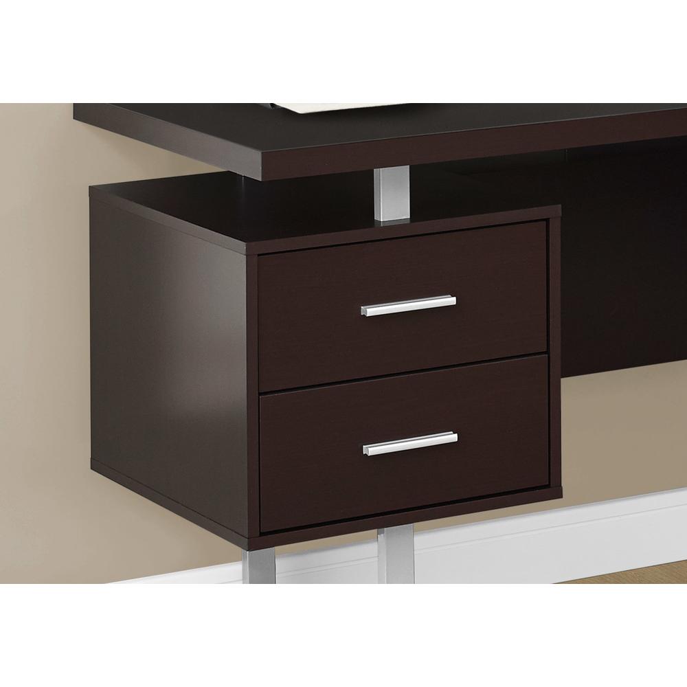 Computer Desk, Home Office, Corner, Left, Right Set-up, Storage Drawers, 70L. Picture 3