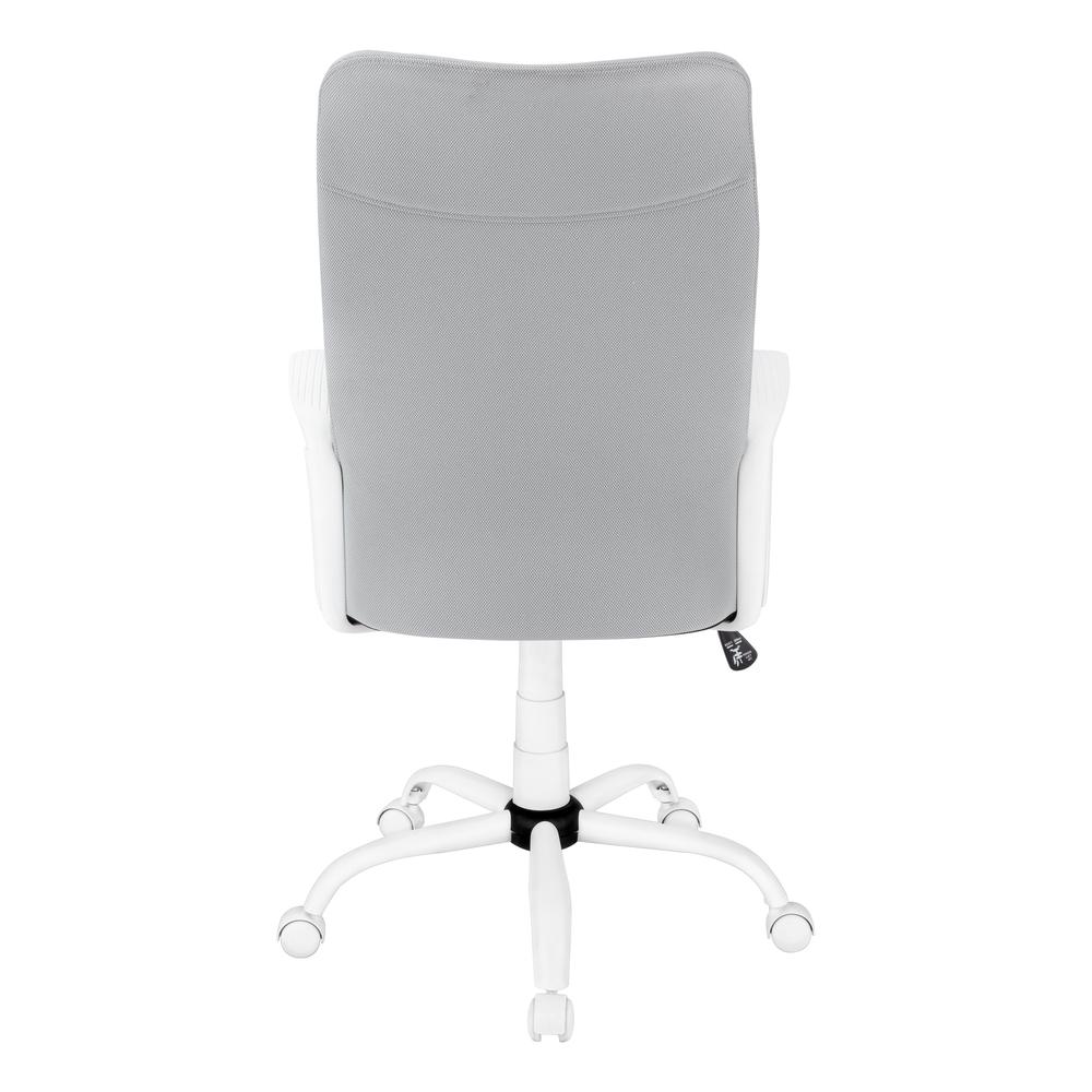 Office Chair, Adjustable Height, Swivel, Ergonomic, Armrests, Computer Desk. Picture 5