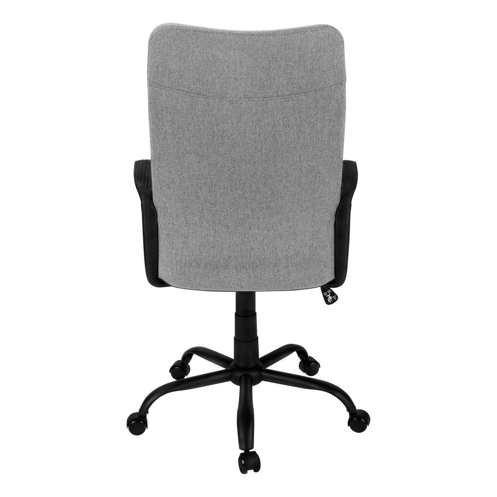 Office Chair, Adjustable Height, Swivel, Ergonomic, Armrests, Computer Desk. Picture 5