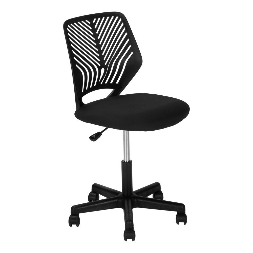 Office Chair, Adjustable Height, Swivel, Ergonomic, Computer Desk, Work. Picture 1