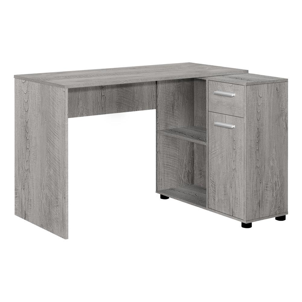 Computer Desk, Home Office, Corner, Storage Drawers, 46L, L Shape, Work. Picture 1