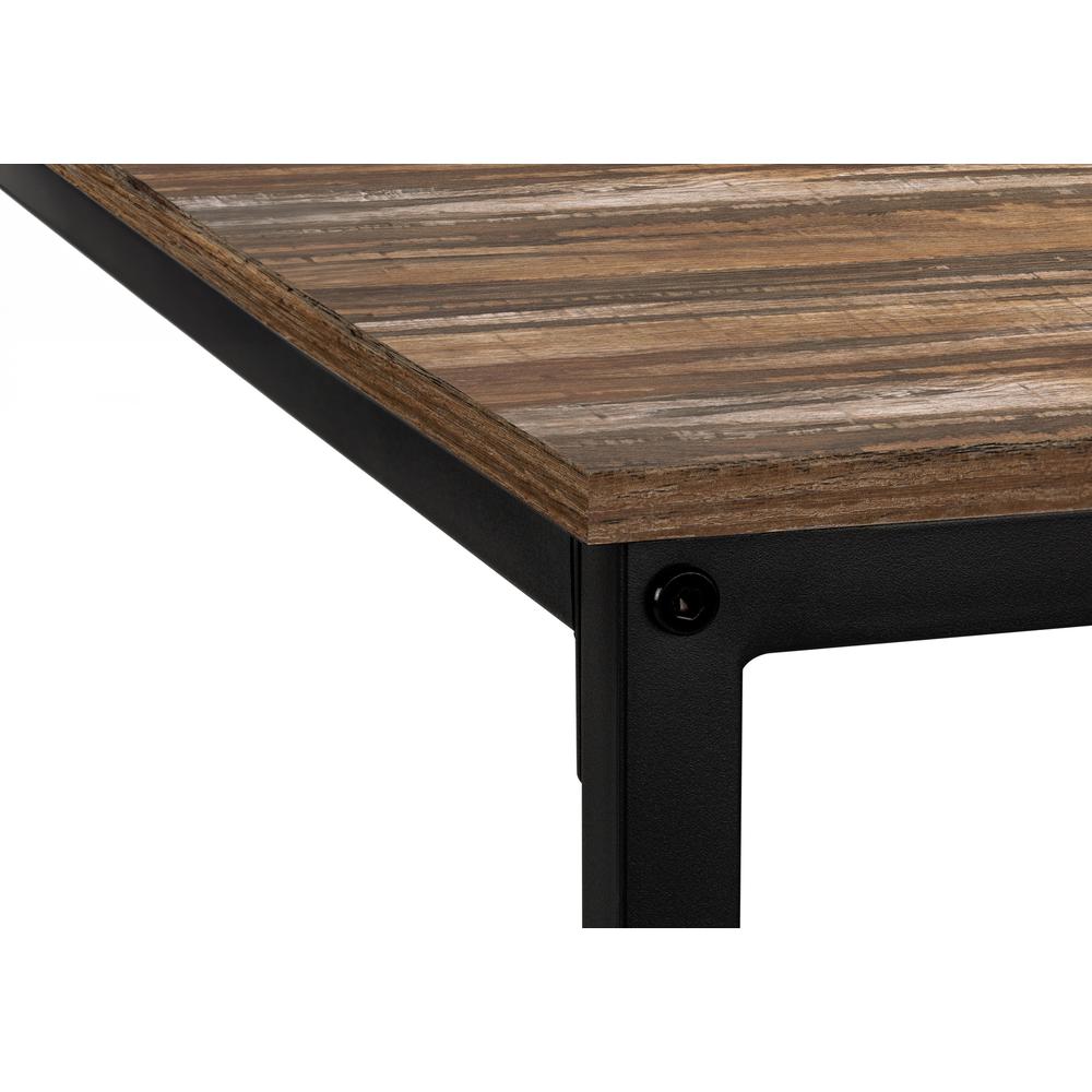 Computer Desk, Home Office, Corner, 58L, L Shape, Work, Laptop, Brown Laminate. Picture 6