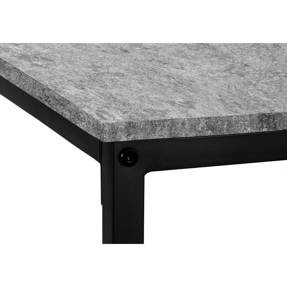 Computer Desk, Home Office, Corner, 58L, L Shape, Work, Laptop, Grey Laminate. Picture 6