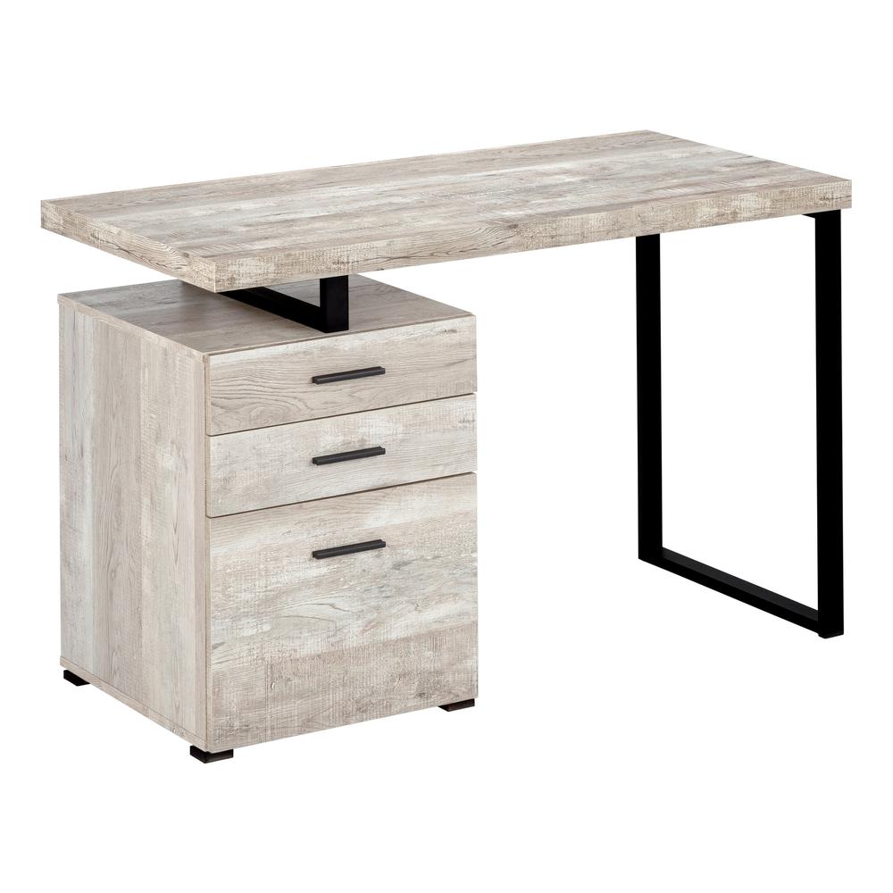 Computer Desk, Home Office, Laptop, Left, Right Set-up, Storage Drawers, 48L. Picture 1