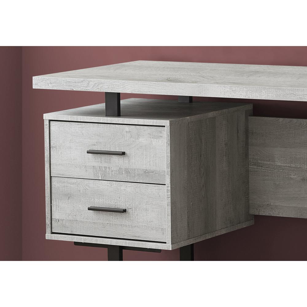 Computer Desk, Home Office, Laptop, Left, Right Set-up, Storage Drawers, 60L. Picture 3