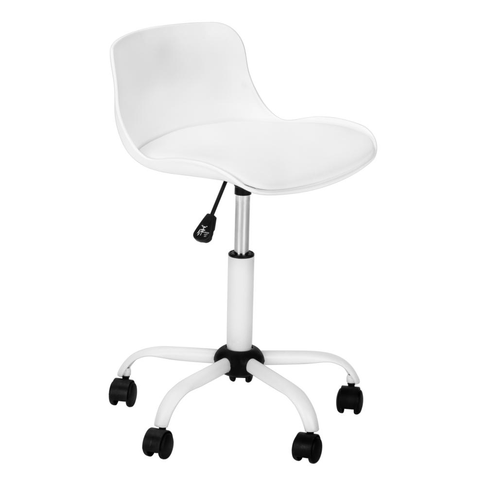 Office Chair, Adjustable Height, Swivel, Ergonomic, Computer Desk, Work. Picture 1
