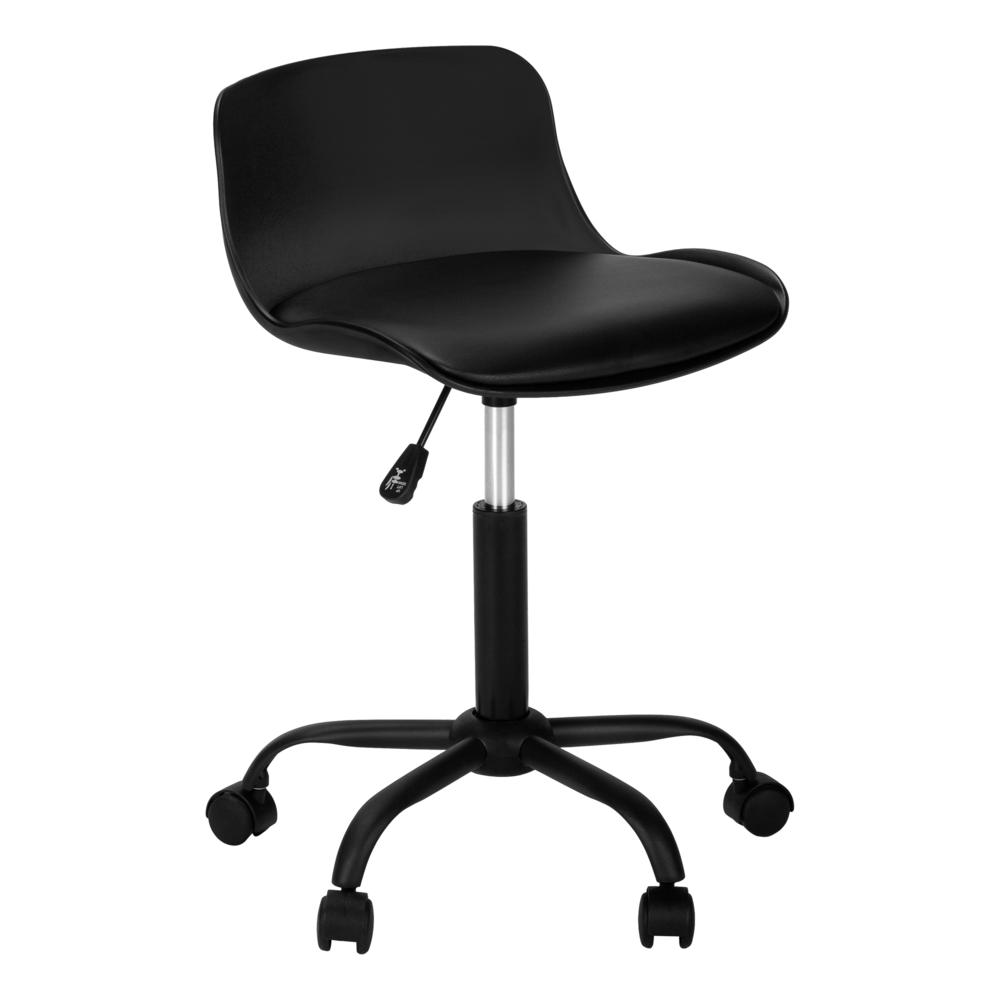 Office Chair, Adjustable Height, Swivel, Ergonomic, Computer Desk, Work. Picture 1