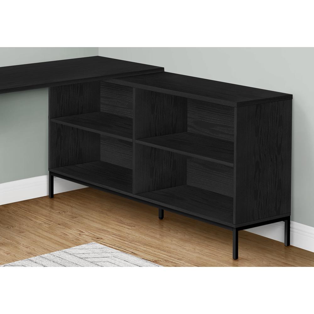 Computer Desk, Home Office, Corner, Storage Drawers, 60L, L Shape, Work. Picture 3